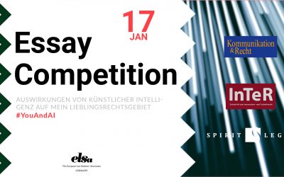 Essay Competition 2020: “Auswirkungen von KI auf mein Lieblingsrechtsgebiet”